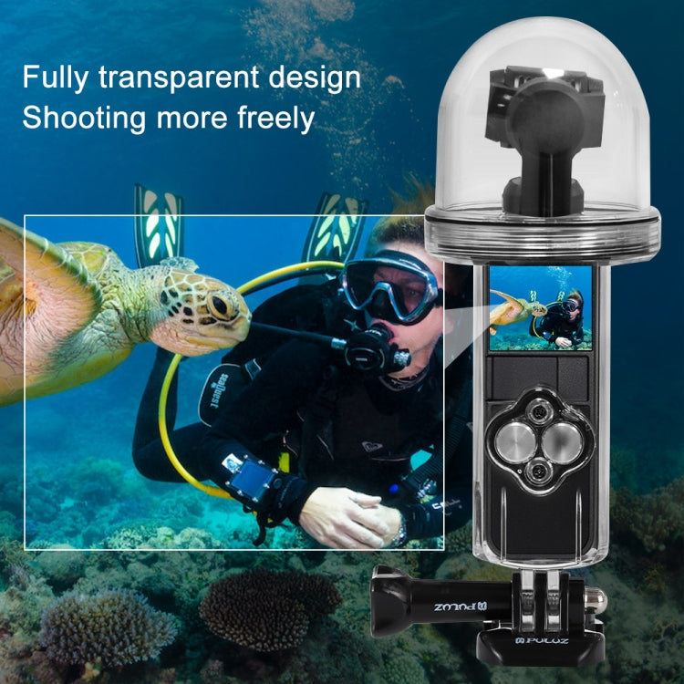 PULUZ 60m Underwater Waterproof Housing Diving Case Cover for DJI Osmo Pocket - Case & Bags by PULUZ | Online Shopping South Africa | PMC TechLife | Buy Now Pay Later Mobicred