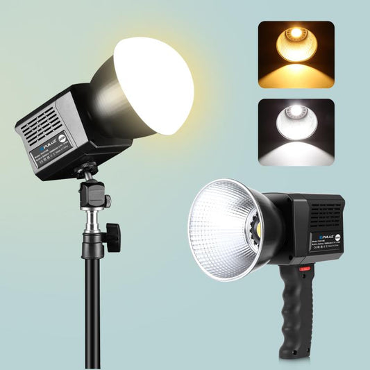 PULUZ 60W Studio Video Light 2500K-6500K Dual Color Temperature Professional Photography Fill Light (Black) - free shipping - PMC Jewellery - Order now!