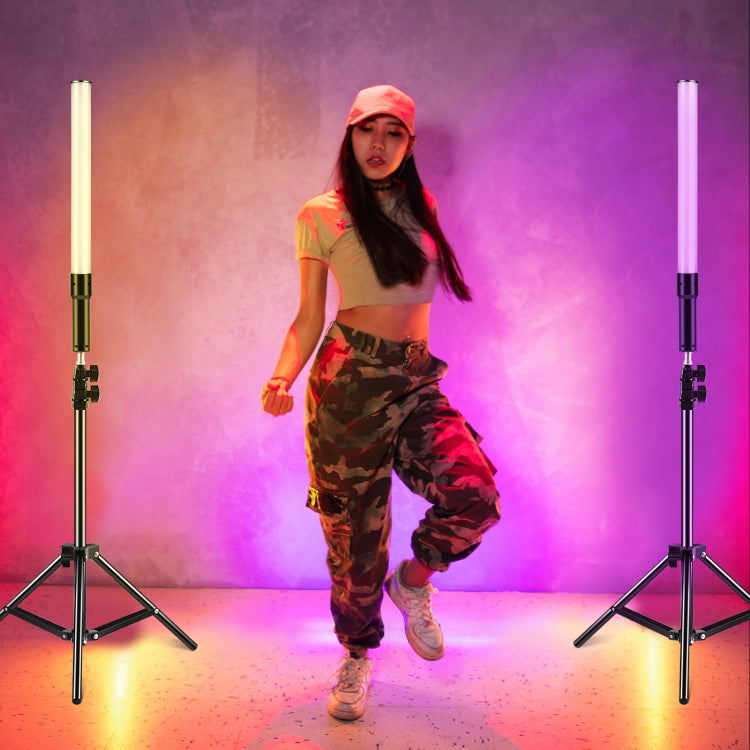 PULUZ 144 LEDs Photo Handheld Stick Light Full Color RGB Fill Light - free shipping - PMC TechLife - Order now!