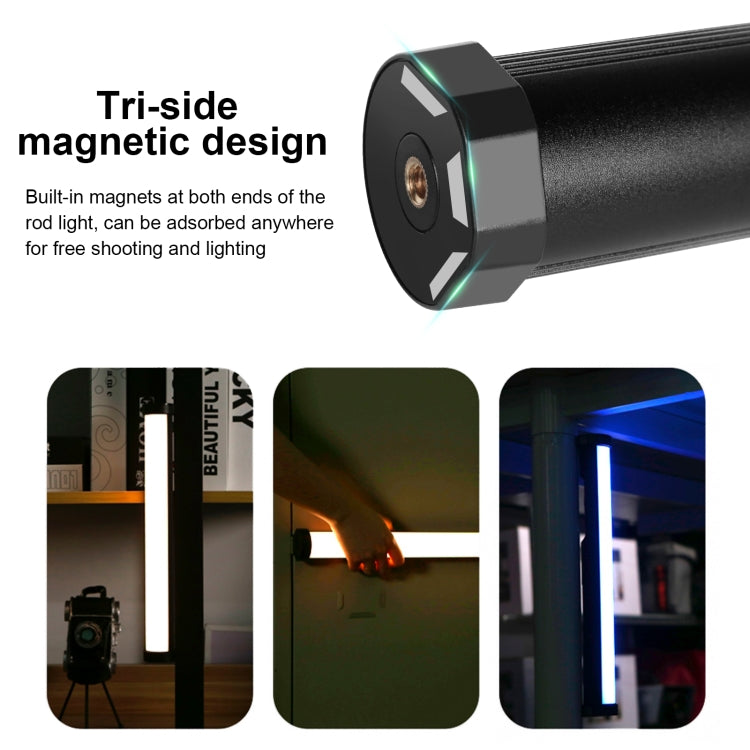 PULUZ 135 LEDs Photo Handheld Stick Light Full Color RGB Fill Light - free shipping - PMC Jewellery - Order now!