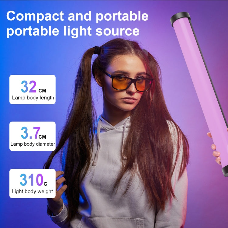 PULUZ 135 LEDs Photo Handheld Stick Light Full Color RGB Fill Light - free shipping - PMC Jewellery - Order now!