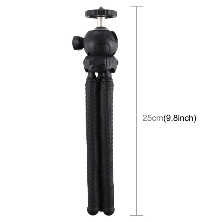 PULUZ Mini Octopus Flexible Tripod Holder with Ball Head for SLR Cameras, GoPro, Cellphone, Size: 25cmx4.5cm - Portable Mini Tripod by PULUZ | Online Shopping South Africa | PMC TechLife | Buy Now Pay Later Mobicred