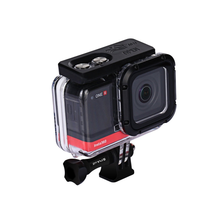 PULUZ 60m Underwater Depth Diving Case Waterproof Camera Housing for Insta360 ONE R 4K Wide-angle Edition(Transparent) - free shipping - PMC TechLife - Order now!