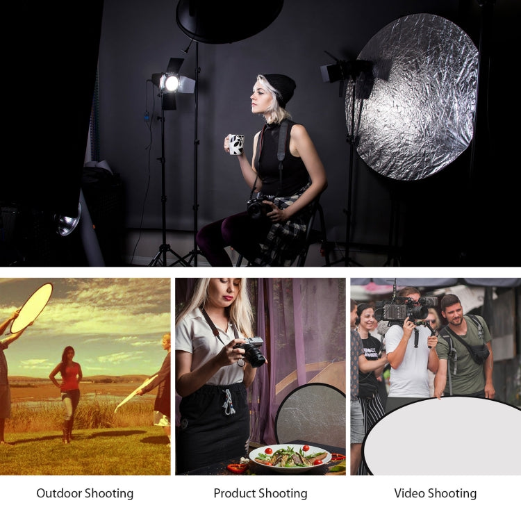 PULUZ 110cm 5 in 1 (Silver / Translucent / Gold / White / Black) Folding Photo Studio Reflector Board -  by PULUZ | Online Shopping South Africa | PMC Jewellery | Buy Now Pay Later Mobicred