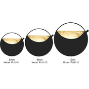 PULUZ 110cm 5 in 1 (Silver / Translucent / Gold / White / Black) Folding Photo Studio Reflector Board