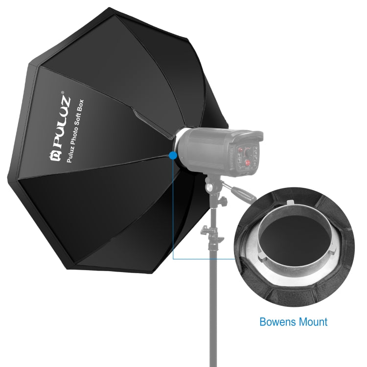 PULUZ 95cm Speedlite Flash Octagon Parabolic Softbox Bowens Mount Diffuser -  by PULUZ | Online Shopping South Africa | PMC Jewellery | Buy Now Pay Later Mobicred