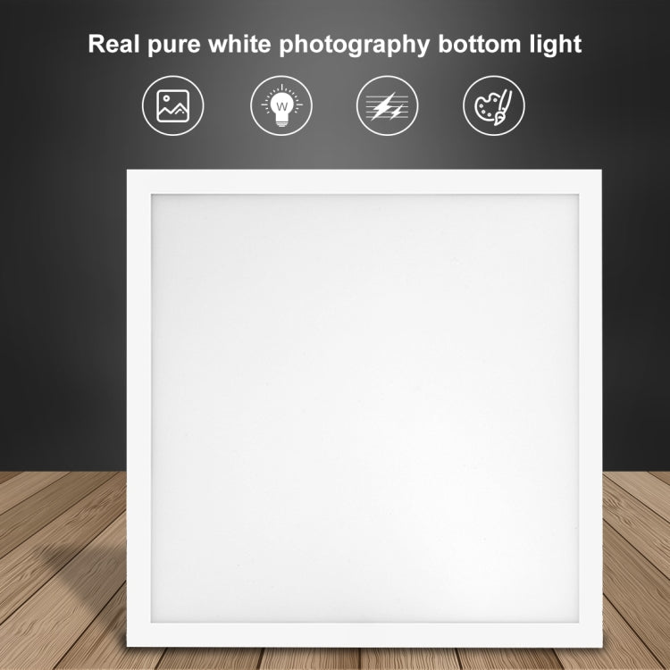 PULUZ 1000LM LED Acrylic No Polar Dimming Shadowless Light Pad with Switch for 40cm Photo Studio Box(UK Plug)