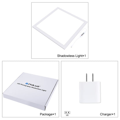 PULUZ 1000LM LED Acrylic No Polar Dimming Shadowless Light Pad with Switch for 40cm Photo Studio Box(US Plug) - free shipping - PMC Jewellery - Order now!