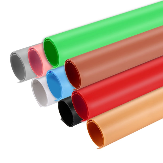 PULUZ Photography Background PVC Paper Kits for Studio Tent Box, Size: 121cm x 58cm(Red)
