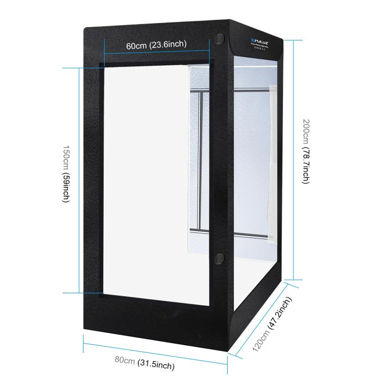 PULUZ 2m 240W 5500K Photo Light Studio Box Kit for Clothes / Adult Model Portrait(AU Plug)
