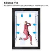 PULUZ 2m 240W 5500K Photo Light Studio Box Kit for Clothes / Adult Model Portrait(AU Plug)