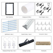 PULUZ 2m 240W 5500K Photo Light Studio Box Kit for Clothes / Adult Model Portrait(AU Plug)