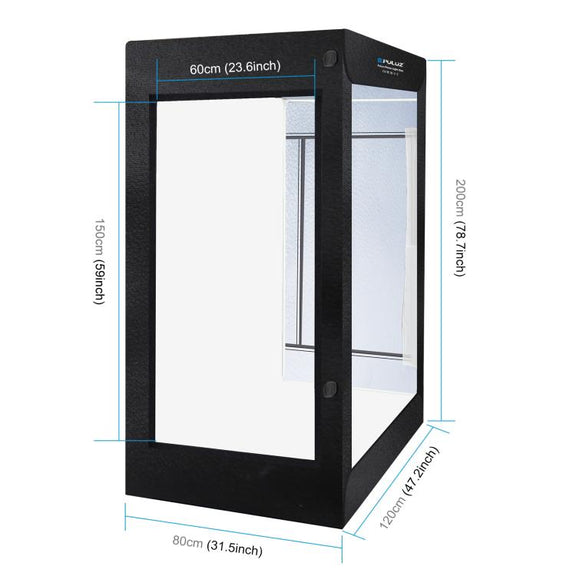 PULUZ 2m 240W 5500K Photo Light Studio Box Kit for Clothes / Adult Model Portrait(EU Plug)