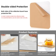 PULUZ 29cm Photography Acrylic Reflective Display Table Background Board(White)