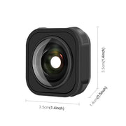 PULUZ Max Lens Mod Wide Angle Lens for GoPro Hero13 Black / Hero12 Black / Hero11 Black / HERO10 Black / HERO9 Black(Black)