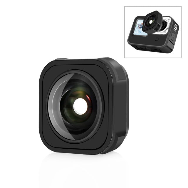 PULUZ Max Lens Mod Wide Angle Lens for GoPro Hero13 Black / Hero12 Black / Hero11 Black / HERO10 Black / HERO9 Black(Black)