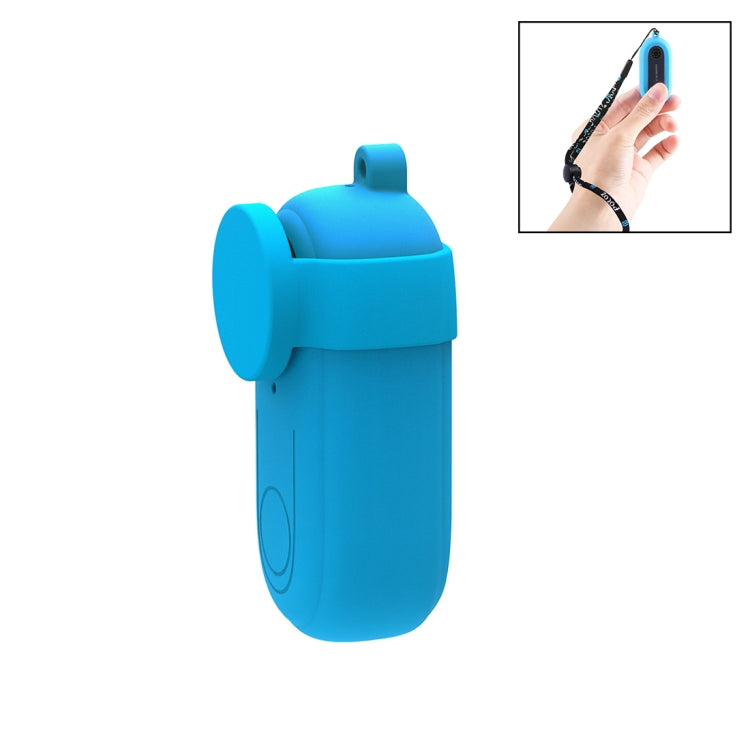 PULUZ Silicone Protective Case with Lens Cover for Insta360 GO 2(Blue) - Case & Bags by PULUZ | Online Shopping South Africa | PMC TechLife | Buy Now Pay Later Mobicred