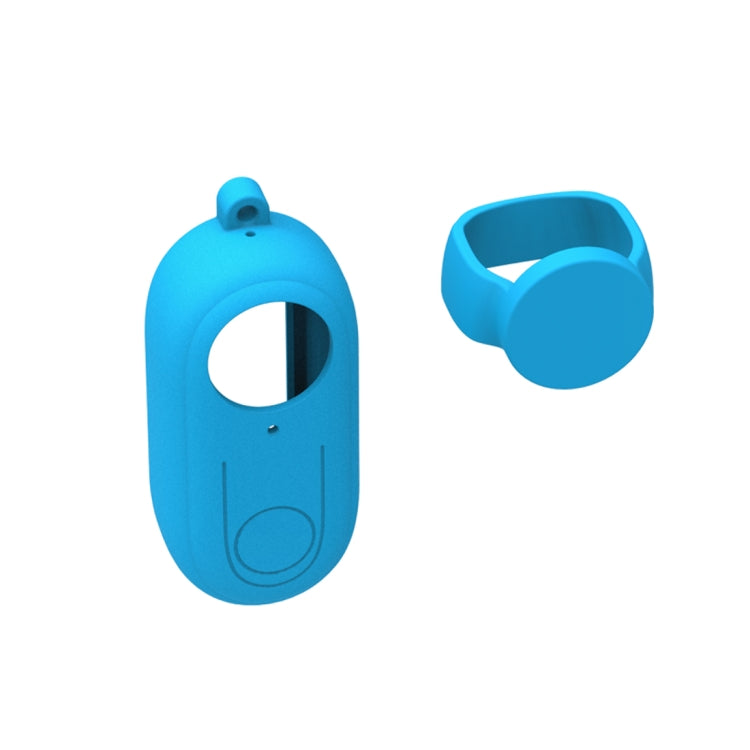 PULUZ Silicone Protective Case with Lens Cover for Insta360 GO 2(Blue) - Case & Bags by PULUZ | Online Shopping South Africa | PMC TechLife | Buy Now Pay Later Mobicred