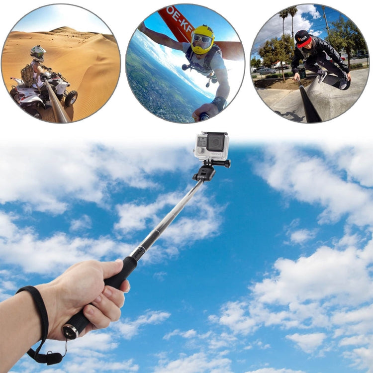 PULUZ Extendable Handheld Selfie Monopod for GoPro, Insta360, DJI and Other Action Cameras, Length: 22.5-80cm - Extendable Pole by PULUZ | Online Shopping South Africa | PMC Jewellery | Buy Now Pay Later Mobicred