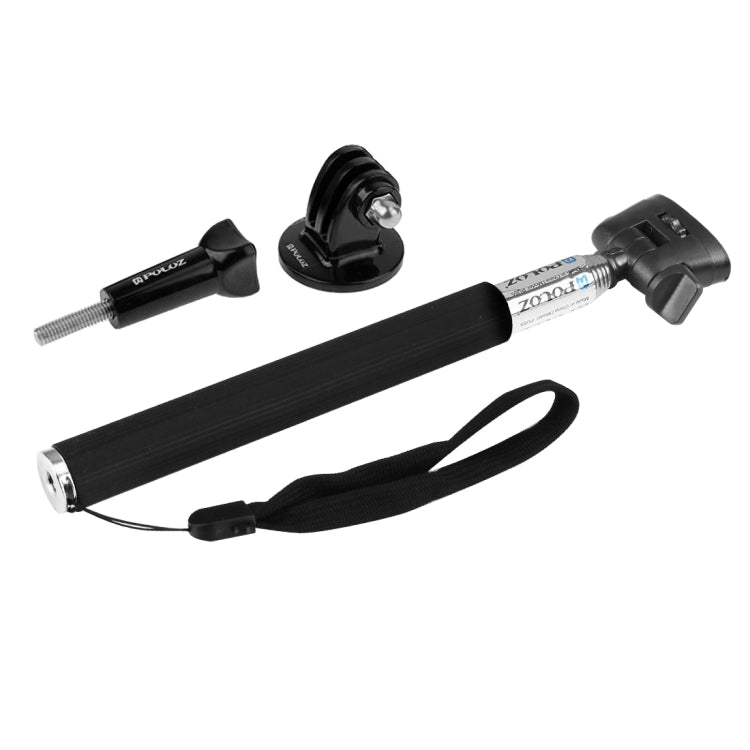 PULUZ Extendable Handheld Selfie Monopod for GoPro, Insta360, DJI and Other Action Cameras, Length: 22.5-80cm - Extendable Pole by PULUZ | Online Shopping South Africa | PMC Jewellery | Buy Now Pay Later Mobicred