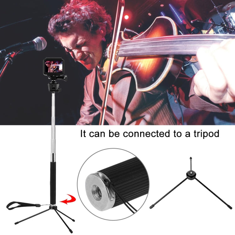 PULUZ Extendable Handheld Selfie Monopod for GoPro, Insta360, DJI and Other Action Cameras, Length: 22.5-80cm - Extendable Pole by PULUZ | Online Shopping South Africa | PMC Jewellery | Buy Now Pay Later Mobicred