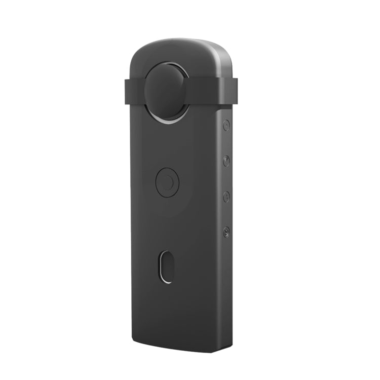 PULUZ Silicone Protective Case with Lens Cover for Ricoh Theta SC2 360 Panoramic Camera(Black) - Silicone Cases by PULUZ | Online Shopping South Africa | PMC TechLife | Buy Now Pay Later Mobicred