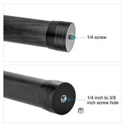 PULUZ 21cm Carbon Fiber Extension Monopod Stick for DJI / MOZA / Feiyu V2 / Zhiyun G5 Gimbal(Black)
