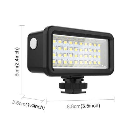 PULUZ 40 LEDs 40m Diving Waterproof Fill Light Camera Video Photo Studio Light (Black) - free shipping - PMC Jewellery - Order now!