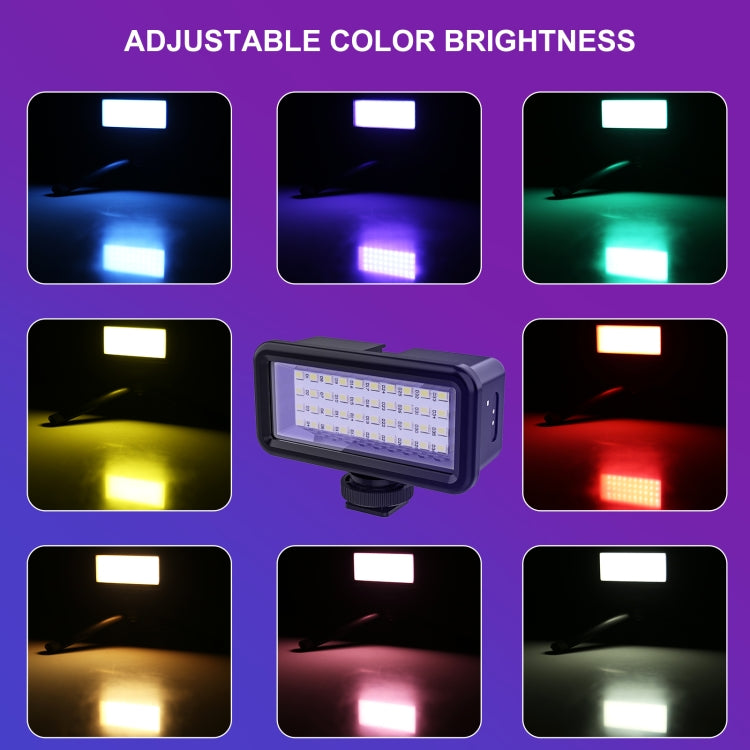 PULUZ 40 LEDs 40m Diving Waterproof Fill Light Camera Video Photo Studio Light (Black) - free shipping - PMC Jewellery - Order now!