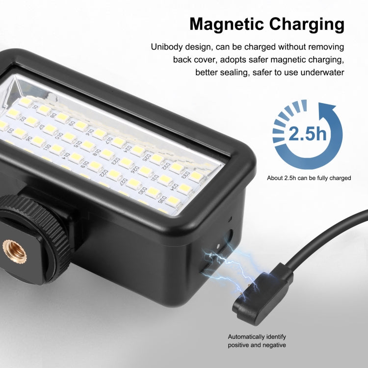 PULUZ 40 LEDs 40m Diving Waterproof Fill Light Camera Video Photo Studio Light (Black) - free shipping - PMC Jewellery - Order now!