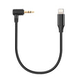 PULUZ 3.5mm TRS Male to 8 Pin Male Live Microphone Audio Adapter Cable for PU3153 / PU3154 (Black) - free shipping - PMC TechLife - Order now!