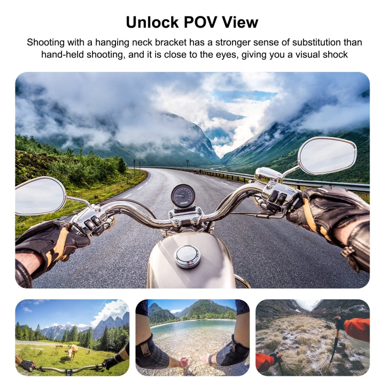 PULUZ Magnetic Silicone Collar Bracket POV View Mount with Phone Clamp for GoPro Action Cameras / Phones (Black) - free shipping - PMC TechLife - Order now!