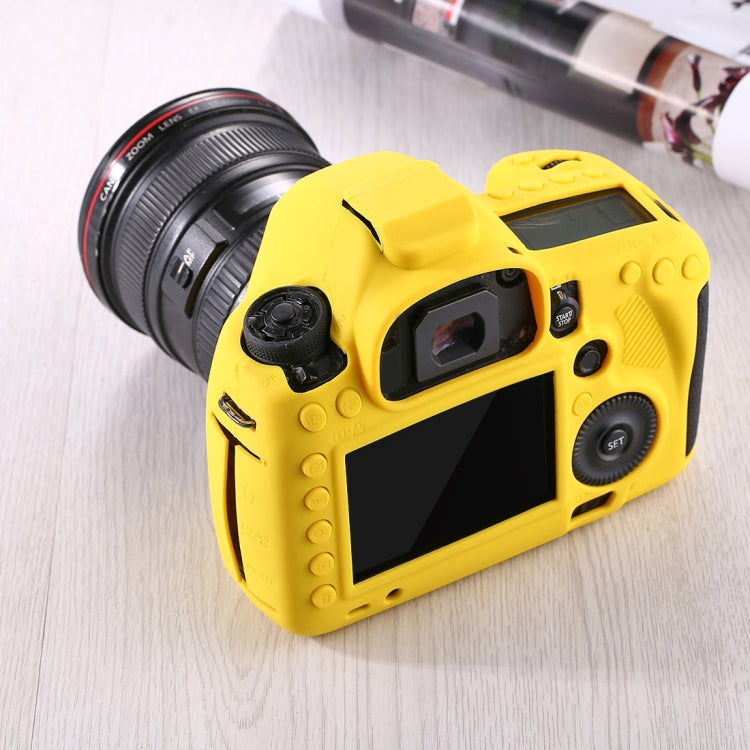 PULUZ Soft Silicone Protective Case for Canon EOS 5D Mark III / 5D3(Yellow) - Protective Case by PULUZ | Online Shopping South Africa | PMC TechLife | Buy Now Pay Later Mobicred