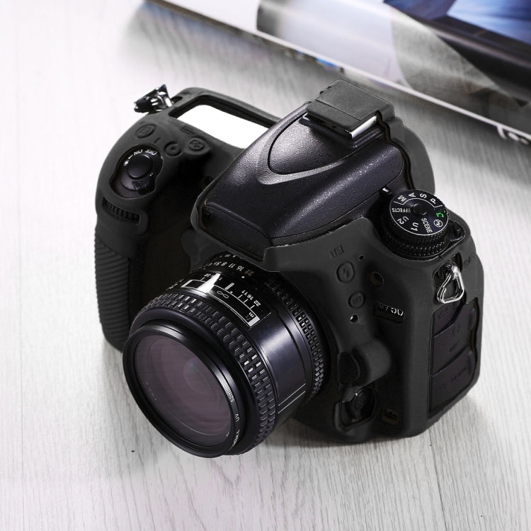 PULUZ Soft Silicone Protective Case for Nikon D750(Black) - free shipping - PMC Jewellery - Order now!