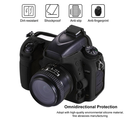 PULUZ Soft Silicone Protective Case for Nikon D750(Black) - free shipping - PMC Jewellery - Order now!