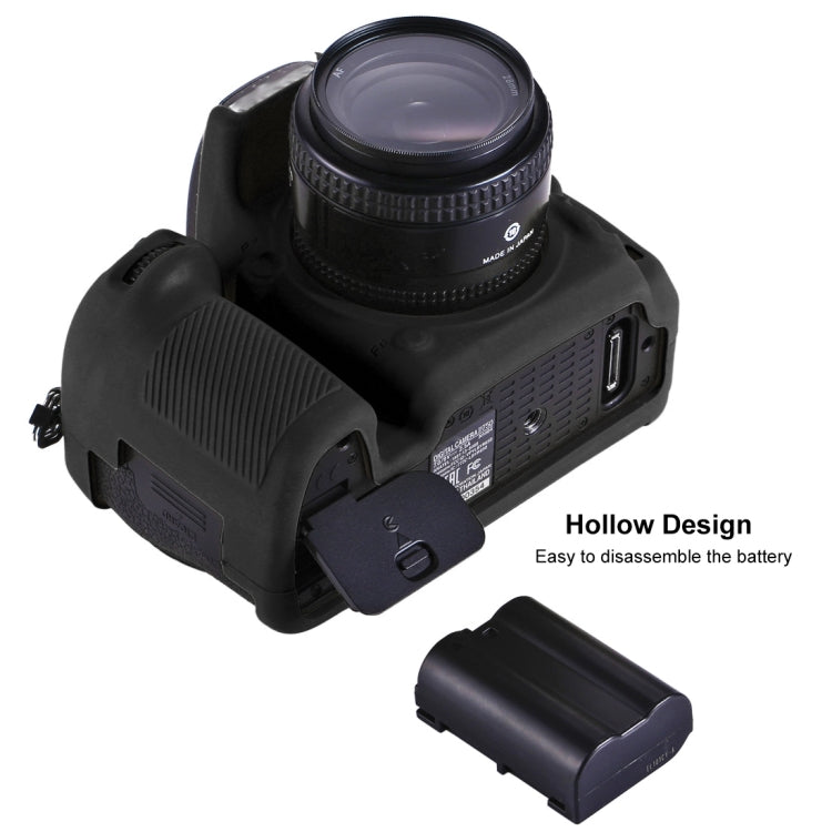 PULUZ Soft Silicone Protective Case for Nikon D750(Black) - free shipping - PMC Jewellery - Order now!