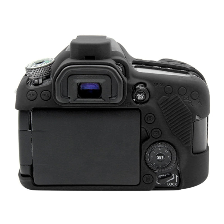 PULUZ Soft Silicone Protective Case for Canon EOS 80D(Black) - Protective Case by PULUZ | Online Shopping South Africa | PMC TechLife | Buy Now Pay Later Mobicred