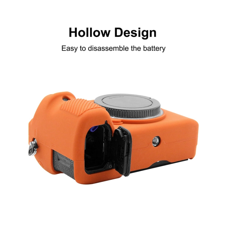 PULUZ Soft Silicone Protective Case for Sony ILCE-7MII / 7SMII / 7RMII(Orange) - free shipping - PMC TechLife - Order now!