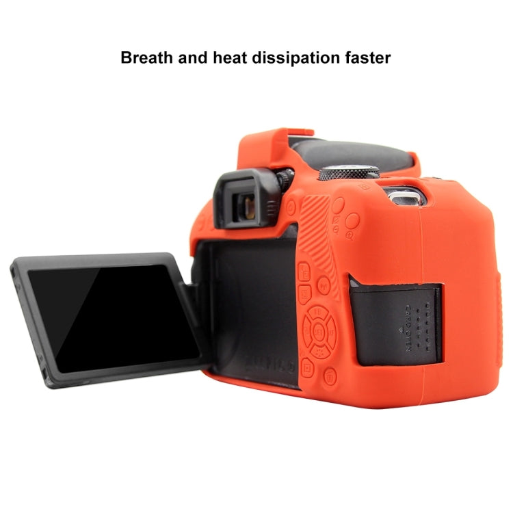 PULUZ Soft Silicone Protective Case for Canon EOS 800D(Red) - free shipping - PMC TechLife - Order now!
