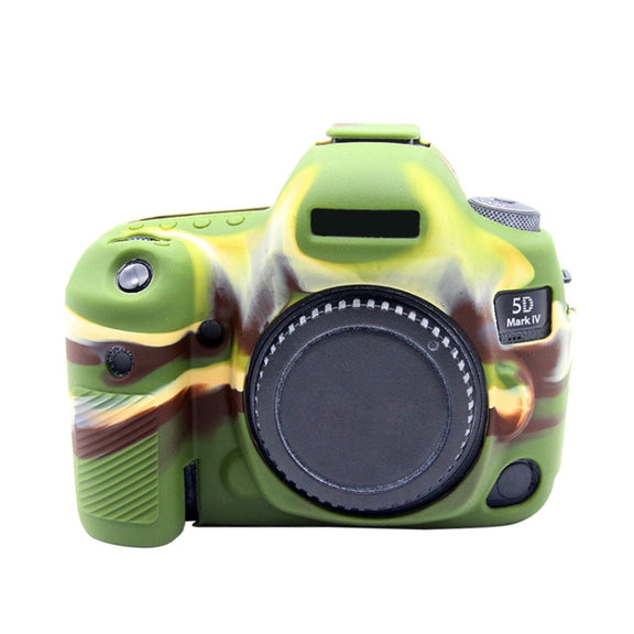 PULUZ Soft Silicone Protective Case for Canon EOS 5D Mark IV(Camouflage)