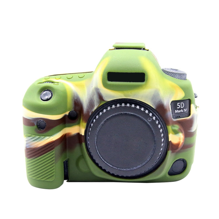 PULUZ Soft Silicone Protective Case for Canon EOS 5D Mark IV(Camouflage)