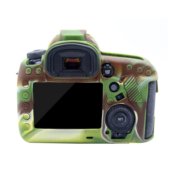 PULUZ Soft Silicone Protective Case for Canon EOS 5D Mark IV(Camouflage)