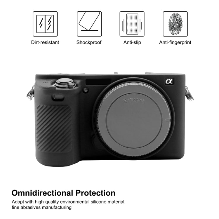 PULUZ Soft Silicone Protective Case for Sony ILCE-6500(Black) - free shipping - PMC TechLife - Order now!