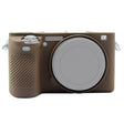 PULUZ Soft Silicone Protective Case for Sony ILCE-6500(Coffee) - Protective Case by PULUZ | Online Shopping South Africa | PMC TechLife | Buy Now Pay Later Mobicred