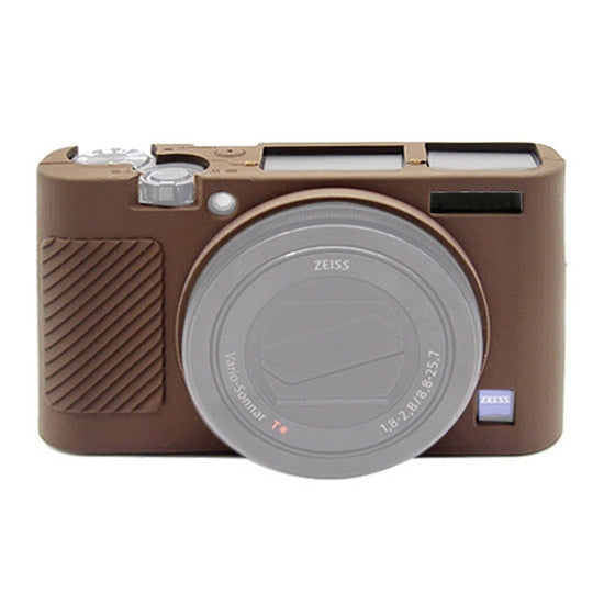 PULUZ Soft Silicone Protective Case for Sony RX100 III / IV / V(Coffee) - Protective Case by PULUZ | Online Shopping South Africa | PMC TechLife | Buy Now Pay Later Mobicred