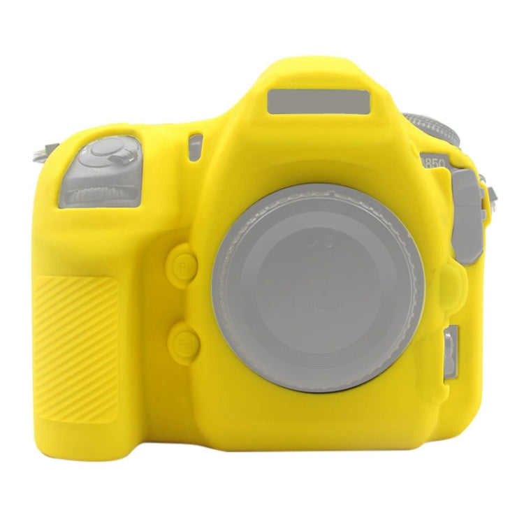 PULUZ Soft Silicone Protective Case for Nikon D850(Yellow) - Protective Case by PULUZ | Online Shopping South Africa | PMC TechLife | Buy Now Pay Later Mobicred