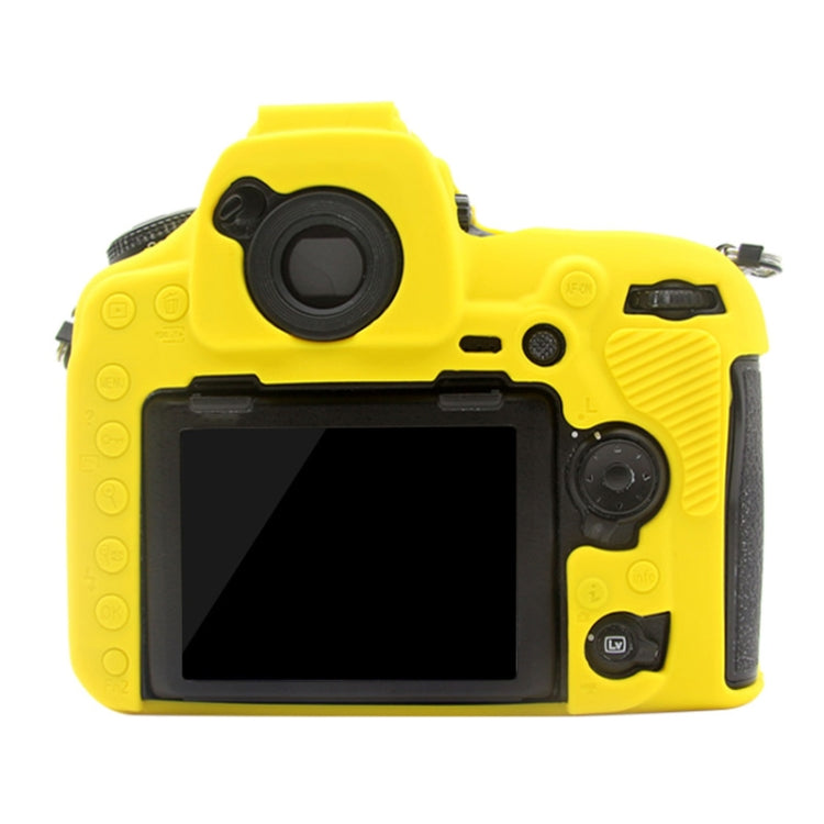 PULUZ Soft Silicone Protective Case for Nikon D850(Yellow) - Protective Case by PULUZ | Online Shopping South Africa | PMC TechLife | Buy Now Pay Later Mobicred