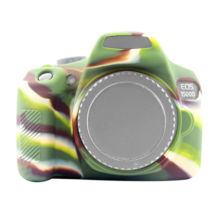 PULUZ Soft Silicone Protective Case for Canon EOS 1300D / 1500D(Camouflage) - Protective Case by PULUZ | Online Shopping South Africa | PMC TechLife | Buy Now Pay Later Mobicred
