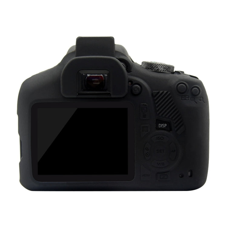 PULUZ Soft Silicone Protective Case for Canon EOS 1300D / 1500D(Black) - Protective Case by PULUZ | Online Shopping South Africa | PMC TechLife | Buy Now Pay Later Mobicred