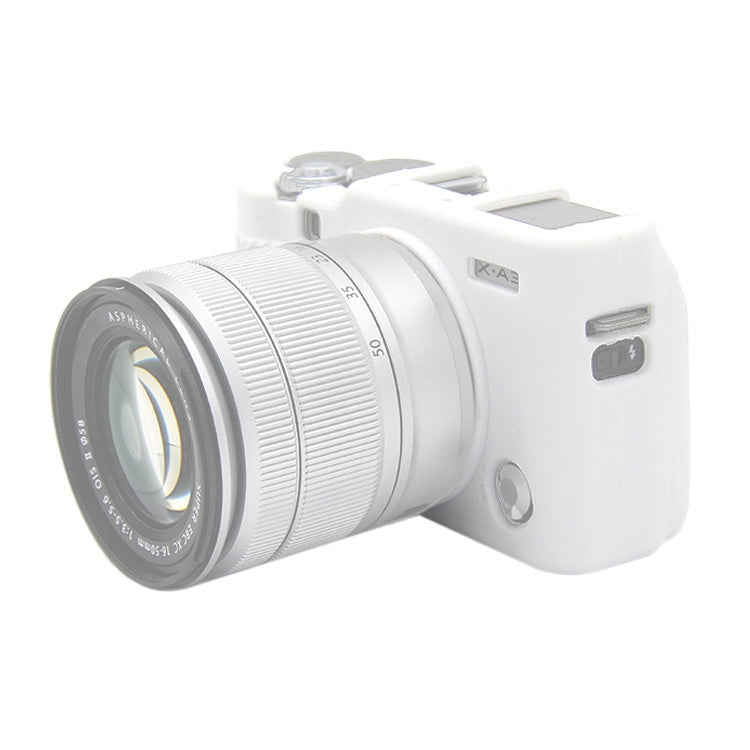PULUZ Soft Silicone Protective Case for FUJIFILM X-A3 / X-A10(White) - Protective Case by PULUZ | Online Shopping South Africa | PMC TechLife | Buy Now Pay Later Mobicred